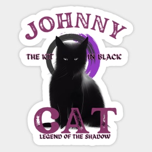 Johnny Cat Legend of the Shadow Sticker